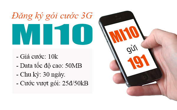 Cách đăng ký 3G 10K Viettel 1 tháng - Ưu đãi thả ga